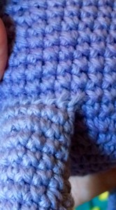 Leg different color than body (lighter)