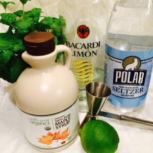 Maple Citrus Mojito Ingredients
