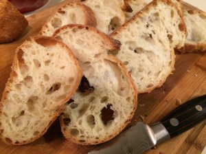 It's so hard not to just butter it up and eat it now! (ok.....so maybe I ate one piece...)