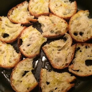 Both sides oiled and ready starting to brown